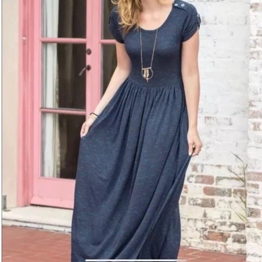 Ladies Size Small * Matilda Jane Maxi Dress * Curtain Call *